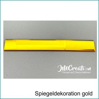 Streifen blanko - Spiegeldeko goldlber